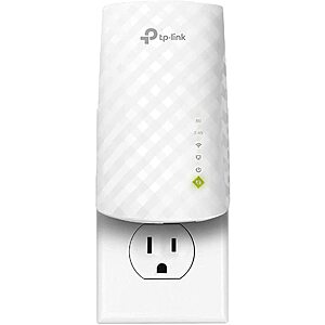 TP-Link WiFi Extender with Ethernet Port, Dual Band 5GHz/2.4GHz - $14.99 @ Amazon
