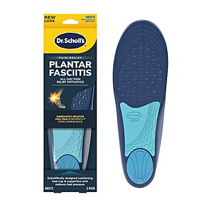 Dr. Scholl’s Plantar Fasciitis Pain Relief Orthotic Insoles [Subscribe & Save] $10.87 at Amazon