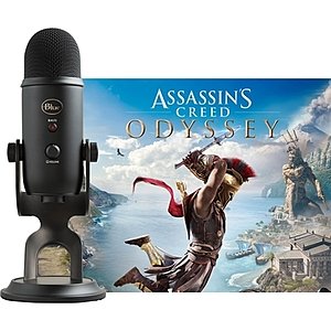 Blue Yeti USB Mic / Assassin's Creed Odyssey Streamer Game Code Bundle - Military Only - $79