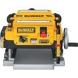 DEWALT Planer, Thickness Planer, 13-Inch, 3 Knife for Larger Cuts, Two Speed 20,000 RPM Motor, Corded (DW735) - Power Planers - Amazon.com $486.54