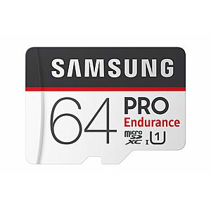 64GB Samsung Pro Endurance U1 microSDXC Memory Card w/ Adapter $15.99 (or $12.79 for New Google Express Customers) + Free Shipping