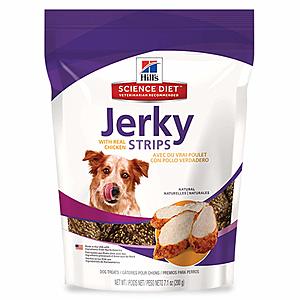 Hill's Science Diet Adult Dog Treat Bag (Chicken Jerky), 7.1-Ounce for $2.29