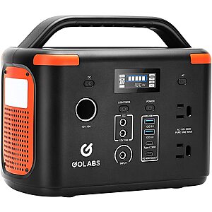 Golabs Portable Power Station 256Wh LiFePO4 Battery Backup $120