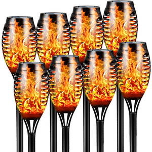 Amazon.com : Otdair Solar Torch Lights with Flickering Flame, 12LED Tiki Torch Solar Lights Outdoor, IP65 Waterproof $20.99