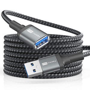 Amazon.com: ITD ITANDA 10FT USB Extension Cable USB 3.0 Extension Cord Type A Male to Female5Gbps Data Transfer for Keyboard,, Playstation, Xbox, , Printer, $3.59