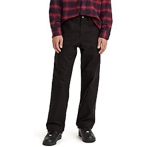 Levi's Men's Workwear Utility Fit Black Canvas Jeans (Limited Sizes) 2 for $35 + Free Shipping