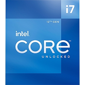 Intel Core i7-12700K Desktop Processor 12 (8P+4E) Cores up to 5.0 GHz Unlocked  LGA1700 600 Series Chipset 125W BX8071512700K - $241.99