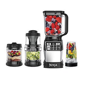 Ninja 4-in-1 Kitchen System, Blending, Processing & Spiralizing (AMZ012BL) $87.99