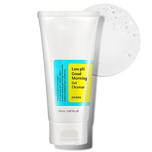 COSRX Low pH Good Morning Gel Cleanser, 5.07 fl.oz / 150ml, Daily Mild Face Cleanser for Sensitive Skin $7.08 (or less with S&S) + Free Shipping w/ Prime or on $25+