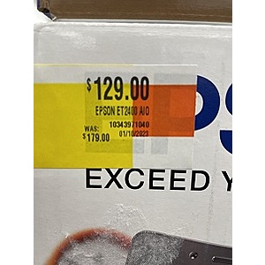 Epson ET-2400 129.00 at Walmart *Extremely YMMV* $129