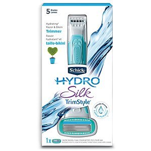 $4 Off Coupon - Schick Hydro Silk TrimStyle Razor for Women $5.99