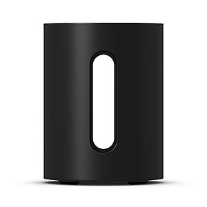Sonos Sub Mini - Black - Compact Wireless Subwoofer $343