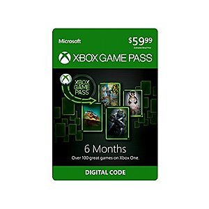 6-Month Xbox Game Pass Membership (Xbox One Digital Code)  $30