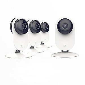 YI 4pc Home Camera, Wireless IP Security Surveillance System with Night Vision for $89.99 + Free Shipping