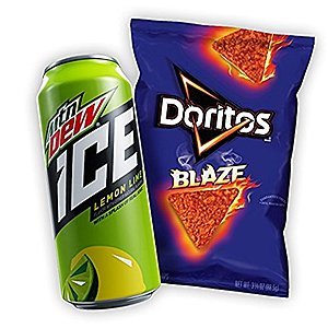 Mountain Dew MTN DEW ICE & DORITOS BLAZE Variety Pack, 12-Count for $11.24 (comes with 6 codes each)