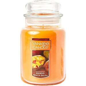 Prime Members: Yankee Candle 22-Oz Single-Wick Jar Candle (Mango Peach Salsa) $10.50 & More + Free Shipping