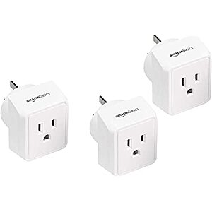 3-Pack Amazon BasicsTravel Plug Adapter (Various) from $2.65 & More