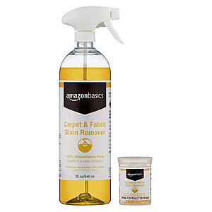Amazon Basics Carpet Fabric Stain Remover Kit with 3 Refill Pacs $5.70 shipped w/ Prime