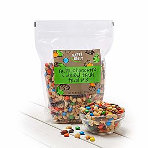 Select Amazon Accts: 48oz Happy Belly Nuts, Chocolate, & Dried Fruit Trail Mix $7.20 & More w/ S&S + F/H