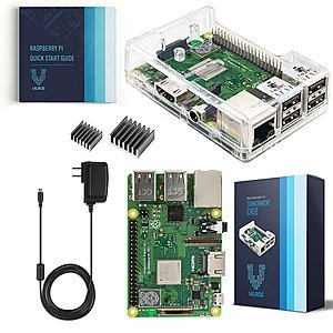 AMAZON--V-Kits Raspberry Pi 3 Model B+ (Plus) Basic Starter Kit [LATEST MODEL 2018] and 2 Classic SNES Controllers --- $58.49 After Discount Promo