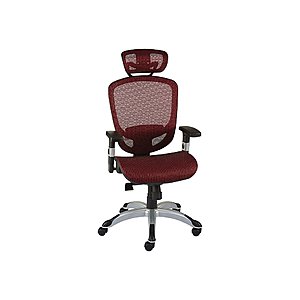 Staples Hyken Mesh Computer and Desk Chair, Red (50218) $161 including filler items.