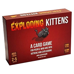 Exploding Kittens Card Game (Original or NSFW) $10 (Target; Free Store Pickup or $35+Free Shipping)