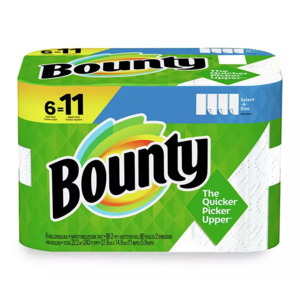 Big lots - 6ct Bounty Super Rolls Paper Towels $6.06