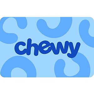 Chewy 100 GC with 20 promotional credit $100
