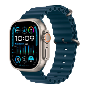 Apple Watch Ultra 2 49mm Cellular Titanium Case w/ Blue Ocean Band Open Box with code QSELOYALTY20 $629