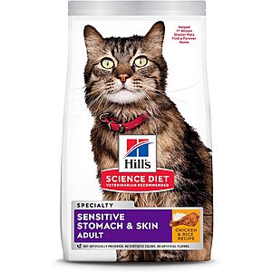 Hill's Science Diet pet food some 50% off +$10 off $60 Amazon Prime