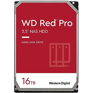 16TB Western Digital WD Red Pro 7200RPM 3.5" NAS Internal Hard Drive $230 + Free Shipping