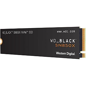 2TB WD_BLACK SN850X NVMe Gen4 SSD  at Newegg $145