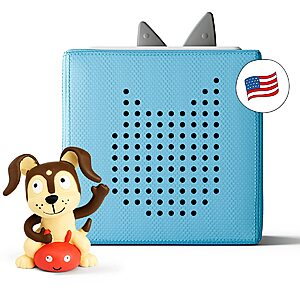 Toniebox Audio Player Starter Set with Playtime Puppy - Listen, Learn, and Play with One Huggable Little Box - Light Blue - $69.99