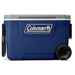 Limited-time deal: Coleman 316 Series Insulated Portable Cooler with Heavy Duty Wheels, Leak-Proof Wheeled Cooler with 100+ Can Capacity, Keeps Ice for up to 5 Days, Grea - $44.67