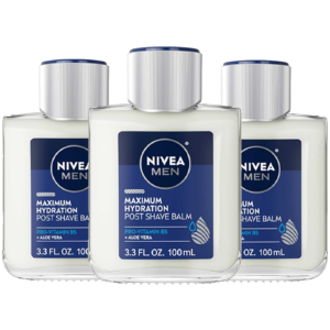 $15.38 w/ S&S: Nivea Men Maximum Hydration Post Shave Balm with Aloe Vera and Provitamin B5, 3 Pack of 3.3 Fl Oz Bottles