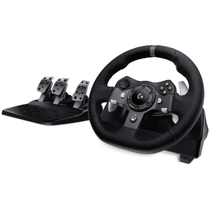 Logitech G920 Dual-Motor Feedback Driving Force Racing Wheel with Responsive Pedals for PC  Xbox One  -  $234.89 @ Amazon.com