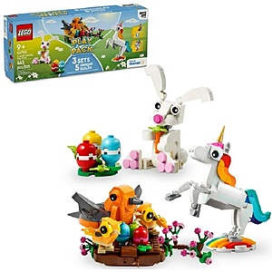 445-Piece LEGO Colorful Animals Play Pack (includes 3 sets) $15