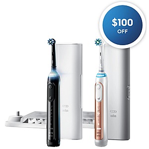 Oral-B Genius 6000 Rechargeable Electric Toothbrush Twin Pack $104