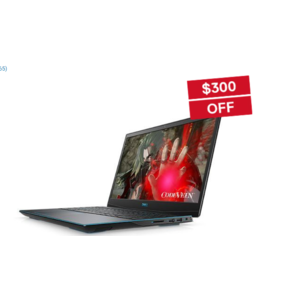 Dell G3 Gaming Laptop: i5 9300H, 15.6", 512GB NVMe SSD, 1660 Ti Max-Q $849