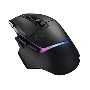 Select Amex Cardholders: Logitech G502 X PLUS Wireless Gaming Mouse - Black  + $50 Dell Promo eGift card included