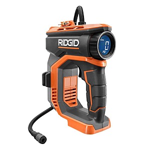 RIDGID 18V Cordless Portable Inflator (Tool Only) - $49 + Free Shipping Home Depot