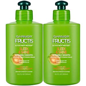 Prime Members: 2-Pack 10.2-Oz Garnier Fructis Sleek & Shine Leave-In Conditioner $2.73 w/ S&S + Free Shipping w/ Prime or on $25+