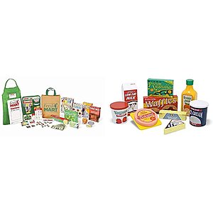 94-Pieces Melissa & Doug: Fresh Mart Grocery Store Companion & Fridge Food Wooden Playset Bundle $18.86 + Free Shipping w/ Prime or Orders $25+