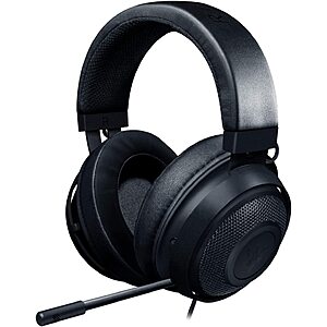 Razer Kraken Noise Isolating Over-Ear 50mm Wired Gaming Headset w/ Retractable Mic (Black, RZ04-02830100-R3U1) $36 + Free Shipping