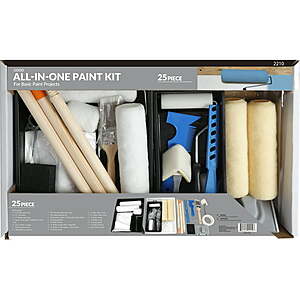 25-Piece Paint Pro All-in-One DIY Paint Applicator Kit $12.50 + Free Shipping w/ Walmart+ or on $35+
