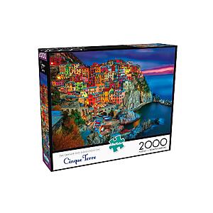 2000-Piece Buffalo Games Cinque Terre Jigsaw Puzzle $4.95 (minimum $9 purchase required) + $7 Shipping