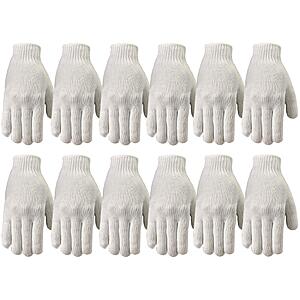 12-Pack Wells Lamont Men's Work Gloves (Medium, White) $4.10 + Free Shipping w/ Prime or on $35+