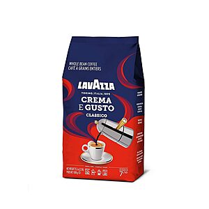 2.2-Lb Lavazza Crema E Gusto Whole Bean Coffee $13.77 w/ S&S + Free Shipping w/ Prime or on $35+
