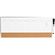 7.5"x18" U Brands Dry Erase/Cork Weekly Calendar Board w/ Magnet and Marker $5 + Free Shipping w/ Prime or Orders $25+