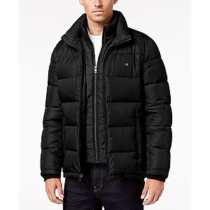 Calvin Klein Men's Full-Zip Puffer Coat (Various Colors) $25.31 (w/ text code) + 6% in Slickdeals Cashback (PC Req'd) + Free Shipping